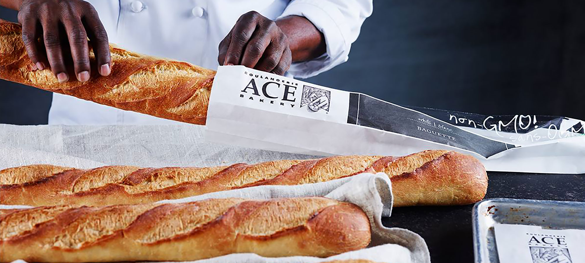 ACE Bakery white baguettes